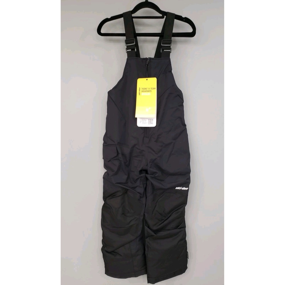 NEW Ski-Doo X-TEAM HIGHPANTS SIZE 10 - TEENS BLACK SNOWMOBILE SKI SNOWBOARD